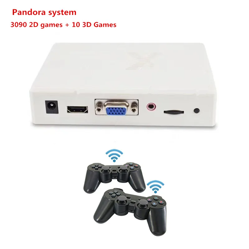 3100 games wireless Новая версия ТВ игровой ящик встроенный в 1500/3100 большие аркадные игры HDMI/VGA выход беспроводной геймпад видео игровые консоли - Цвет: 3100 games wireless