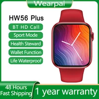 Умные часы HW56 Plus для мужчин и женщин, умные часы с Bluetooth, с раздельным калькулятором погоды, с функцией звонков, для Android и IOS, pk w37 pro, iwo 13, hw22 plus