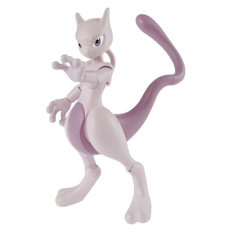 

Аниме Pokemon Mewtwo Сборная модель фигурки детская коллекция Обучающие игрушки на день рождения Рождественские подарки украшения