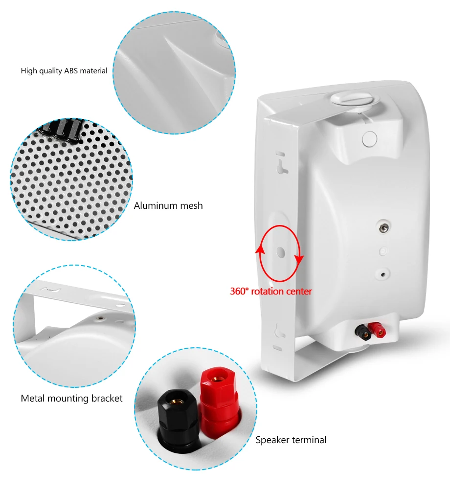 Oupushi CL-304 беспроводной Bluetooth Активный настенный динамик для конференц-зала и класса и торгового центра