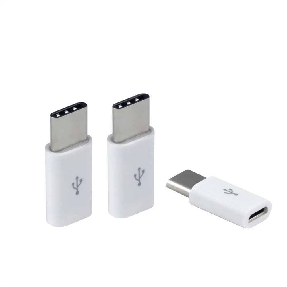 3 шт. Usb C к адаптеру Micro 2 0 гнездо Type c 1 Штекерный коннектор адаптер Otg|Компьютерные