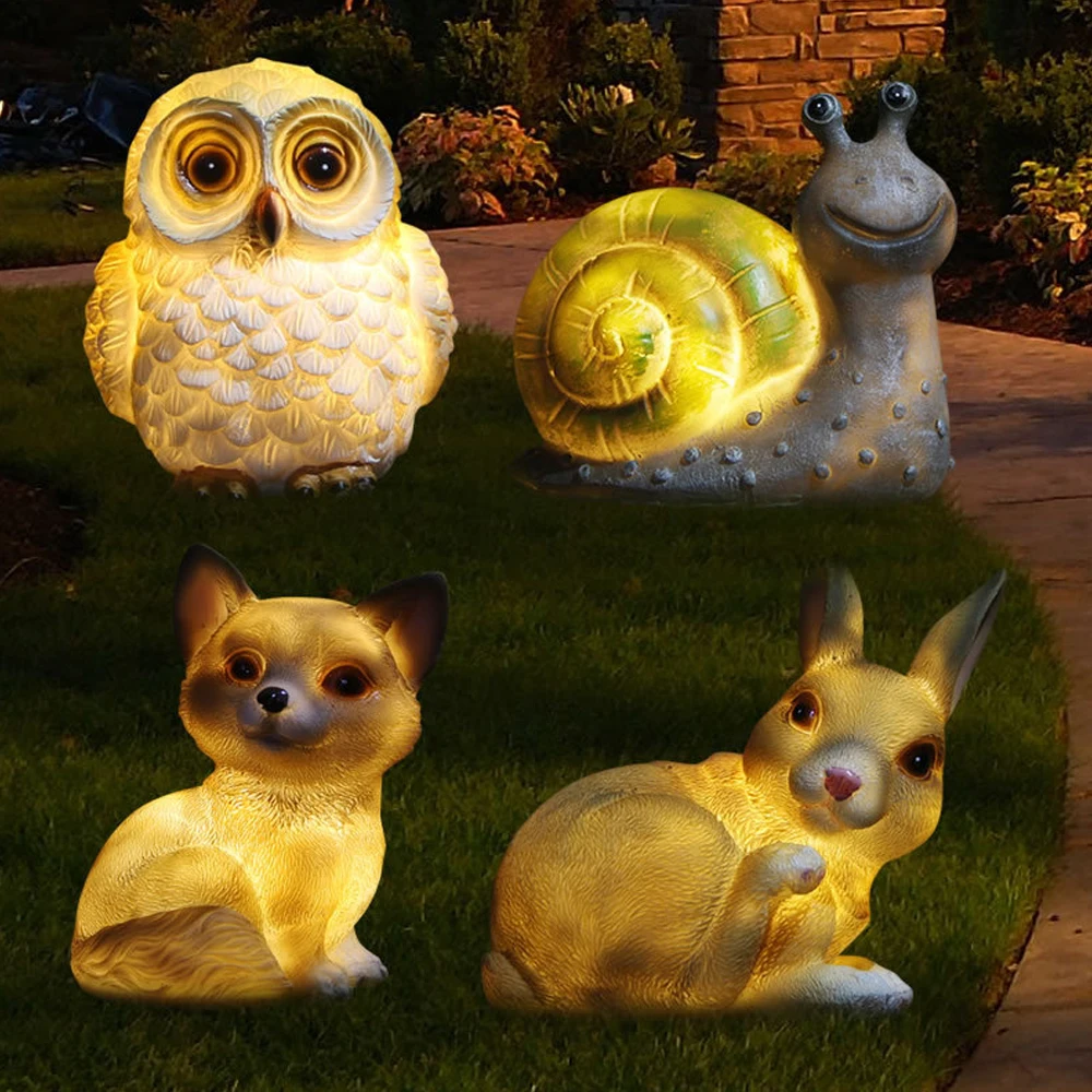 

Solar Led Light Outdoor Garden Decoration Outdoor Waterproof Snail Solar Led Lamp Landscape Ornament Animal Yard Decor Solarlamp