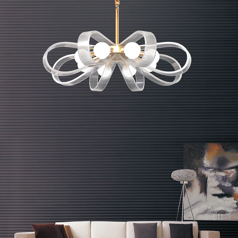 

Modern Luxury Creative Individual Led Chandeliers Lighting Dandelion Light Fixture Designer Living Room Store Hall Bedroom Bar