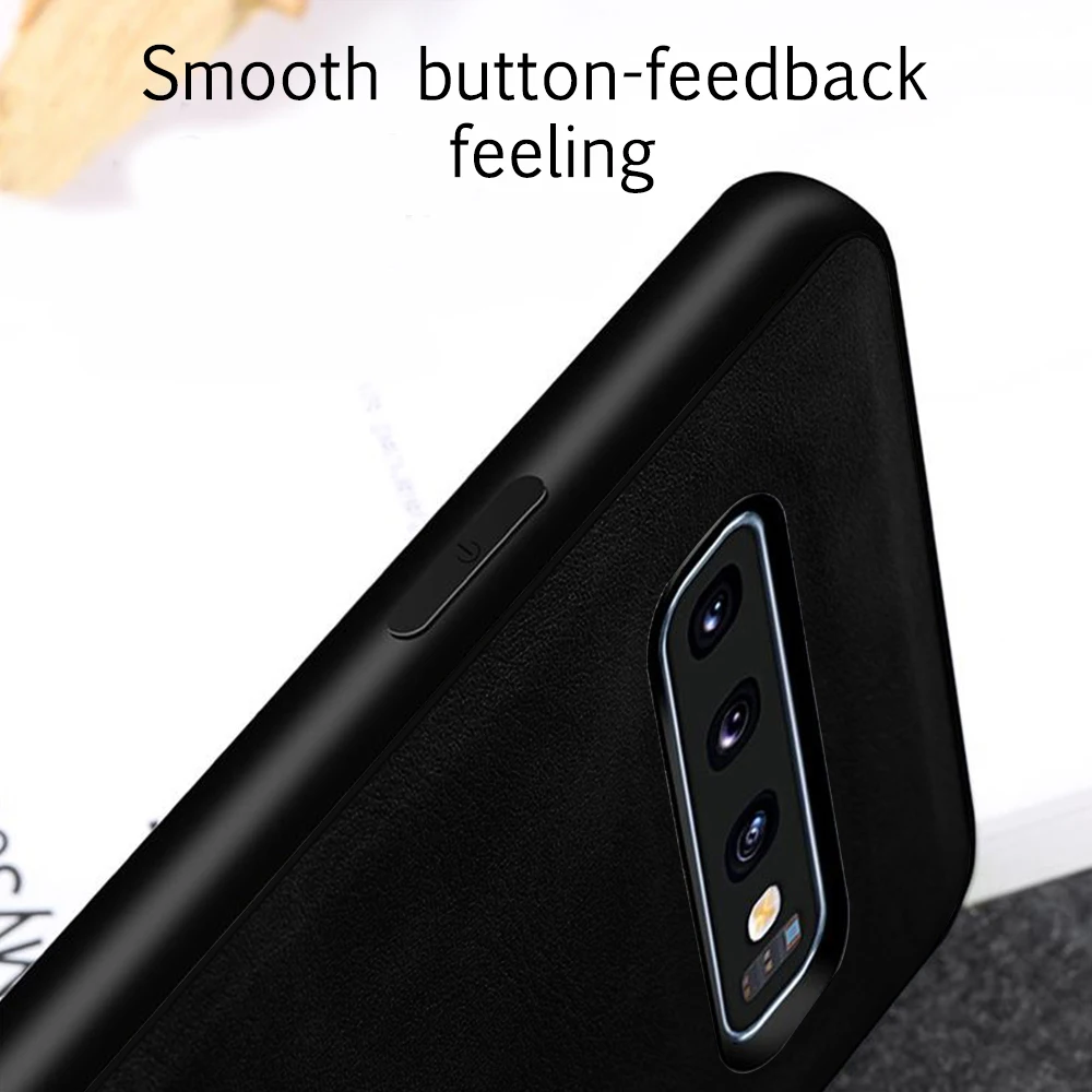 LLZ. COQUE, ультратонкий кожаный чехол премиум класса, защитный чехол для samsung Galaxy S10e S9 S10 Plus Note 9, чехлы, чехлы