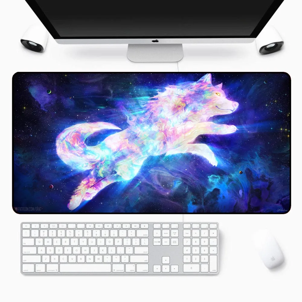 

Hungry Wolf RGB Gaming Mouse Pad Non-slip Table Mat Dining Table Mat Sexy Anime Man Mouse Pad XXL Top Quality Mouse Pad Company