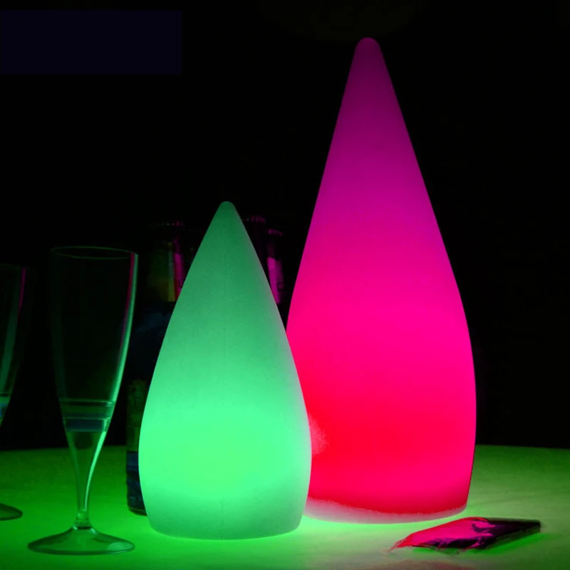 Светодиодный ночник RGB Капля воды USB Перезаряжаемый IP68 открытый