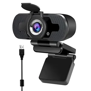Веб-камера 1080p Full HD 4K со встроенным микрофоном, USB, автофокус