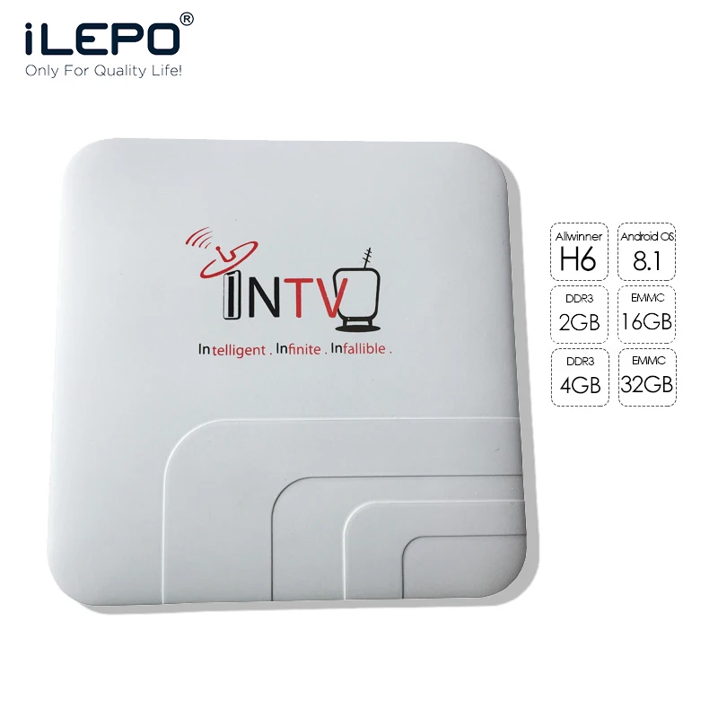 ILEPO в ТВ Android tv Box Ip tv подписка Allwinner H6 Android Box Ubox Ip tv M3u Android 8,1/9,0 потоковая коробка tv Box Evpad