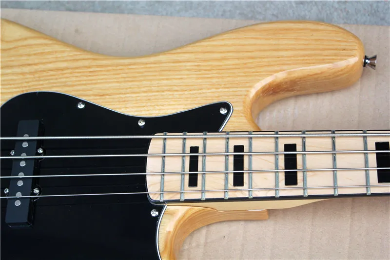 2021 Высококачественная электрическая бас-гитара 4-струнная пепельный корпус