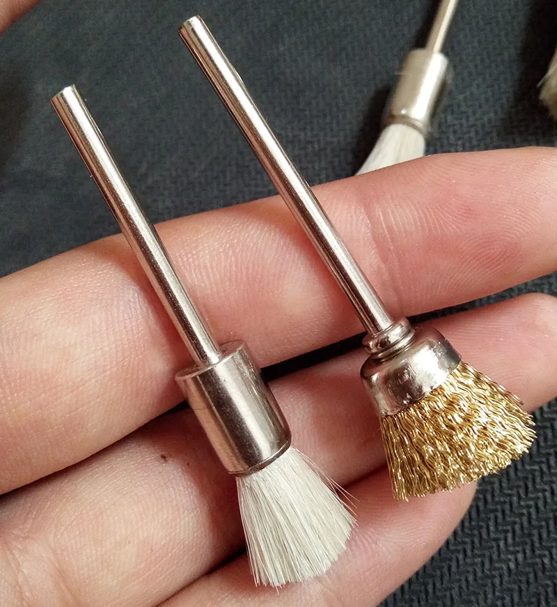 KIMAXCOLA 2 шт./лот 3 мм медные шерстяные щетки для дерева/железного пылесоса