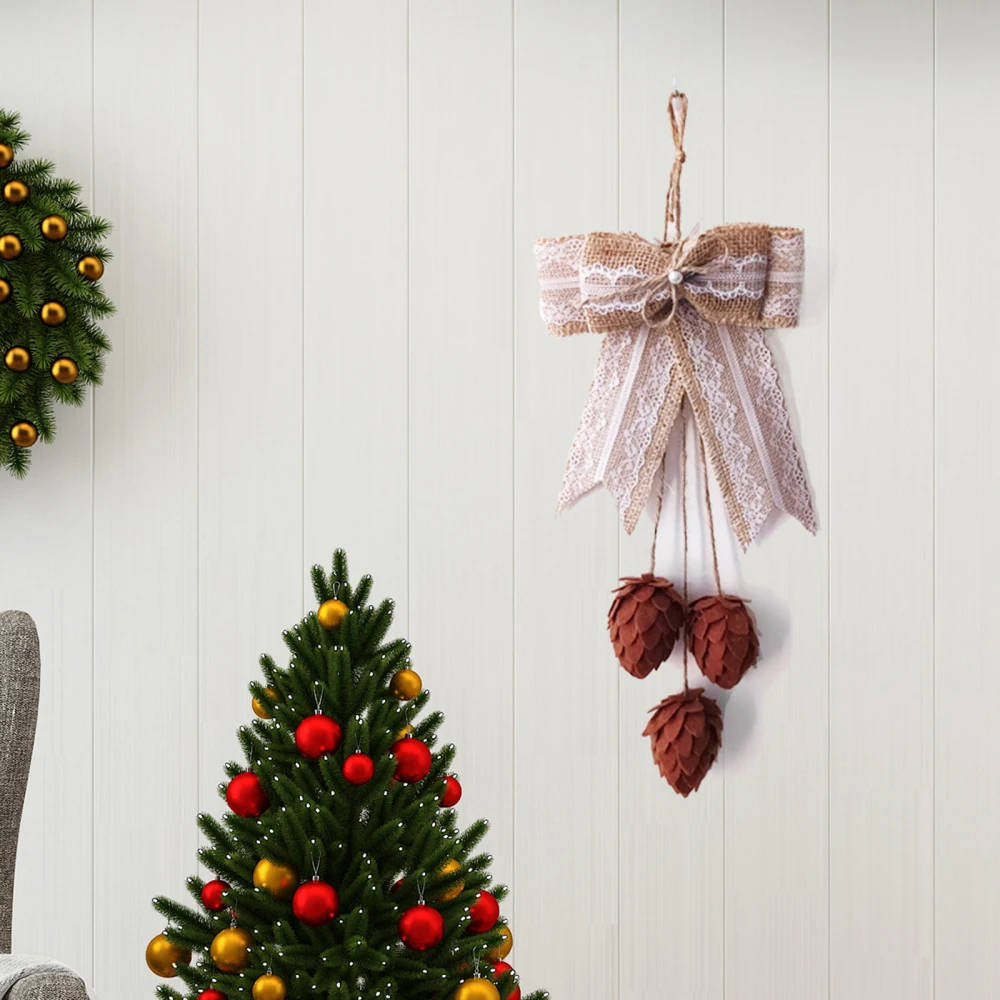 Креативная настенная подвеска с бантом блестящие банты украшения для торговых