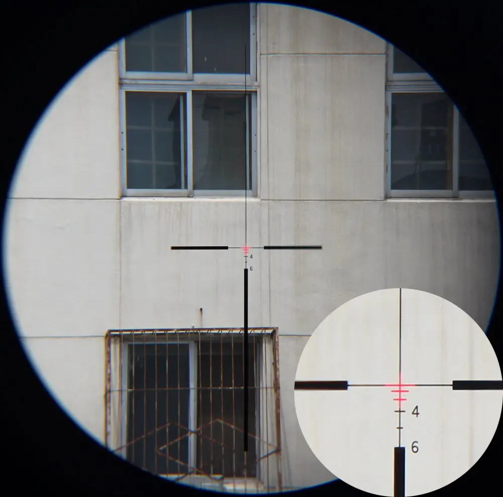 

Tactical 4X32 Fiber Optics Rifle Scope Red Dot Sight Hunting Riflescope Optics Illuminated Reticle With Rail Mount