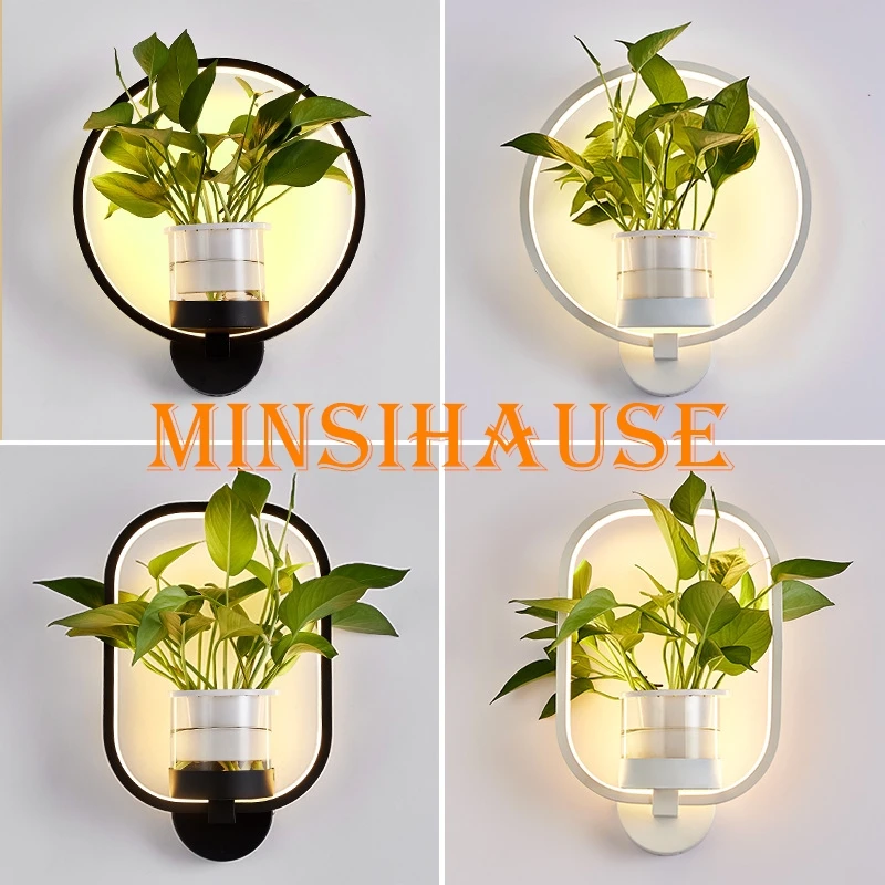 Современная светодиодная настенная лампа светильник для гостиной ресторана