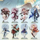 Фигурка аниме Genshin Impact, искусственная игрушка Hutao Xiao Yae Miko Kazuha Ayaka, фигурка, украшение для стола, подарок на день рождения