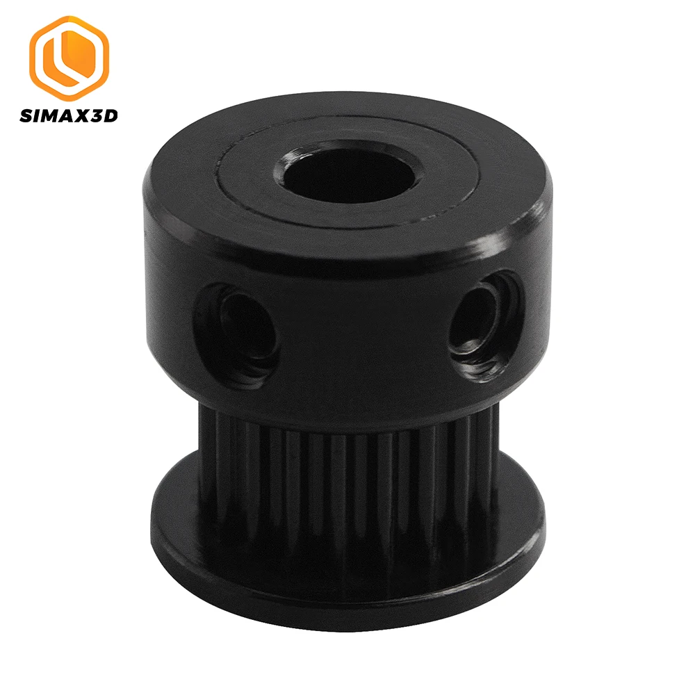 SIMAX3D 1 шт. черный GT2 зубчатый шкив 20 Зубы Алюминиевый диаметр 6/10 мм Ширина ремня 5/6