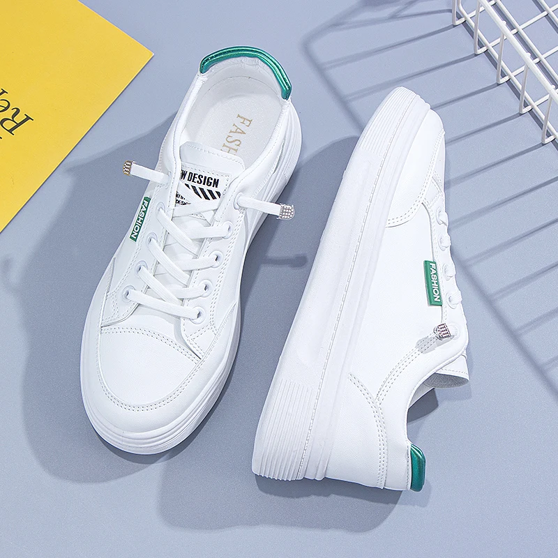 

2021 Spring Fashion Platform Sneakers Women Comfortable Women Casual Shoes Lightweight Lace-up Breathable Mesh Shoes Woman Tenis