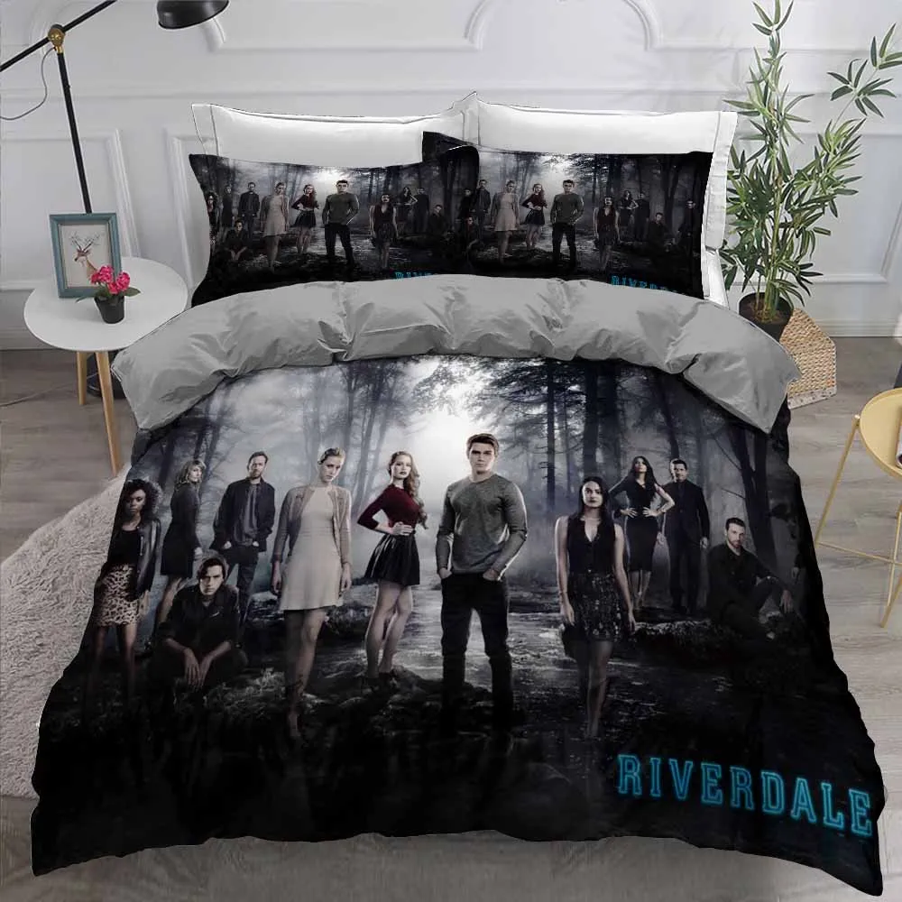 3d Design Movies Bedding Sets Riverdale Comforter Bedding Set With Pillowcase Bedroom Decor Bed Linen Set 2/3pcs Drop Ship
