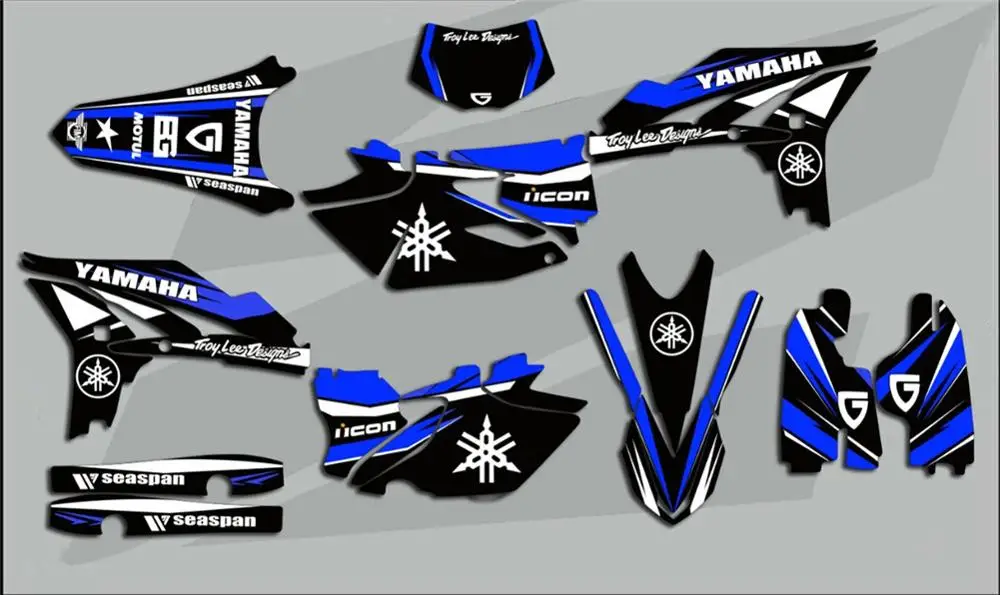 Графический фон Наклейка для Yamaha WR450F WRF450 WR 450F WRF 450 2012 2013 аксессуары для мотоциклов Запчасти