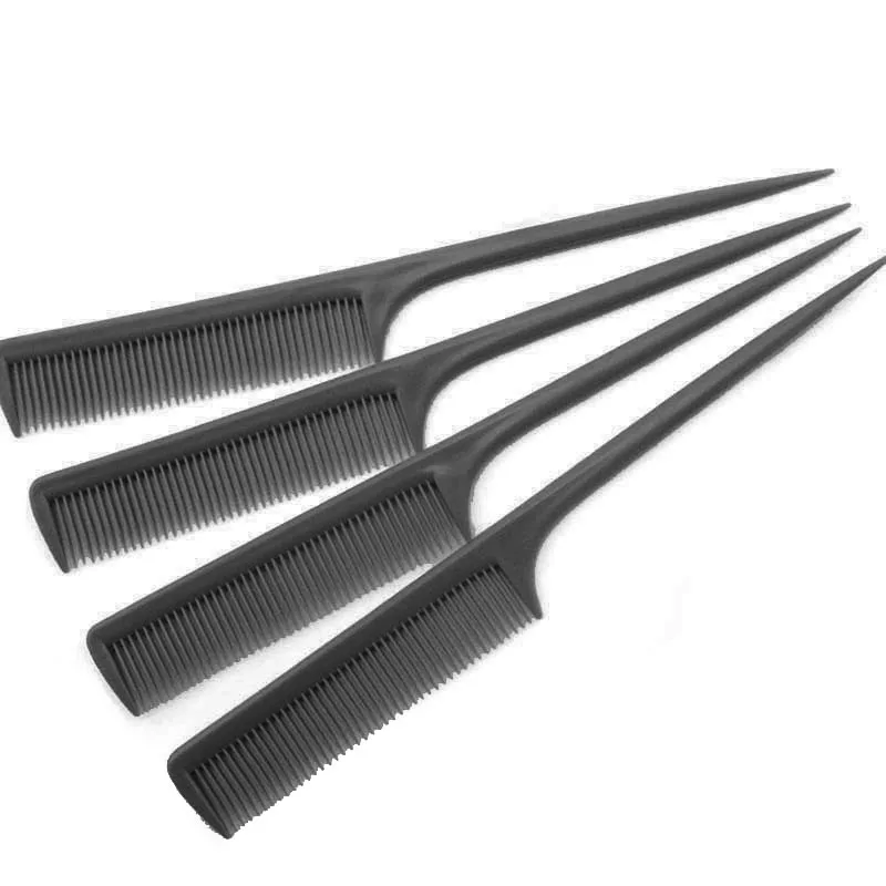 

Highlight Fine-Tooth Hair Styling Comb Heat Resistant Pin Rat Tail Comb Antistatic Separate Parting Hair Salon Professional Comb