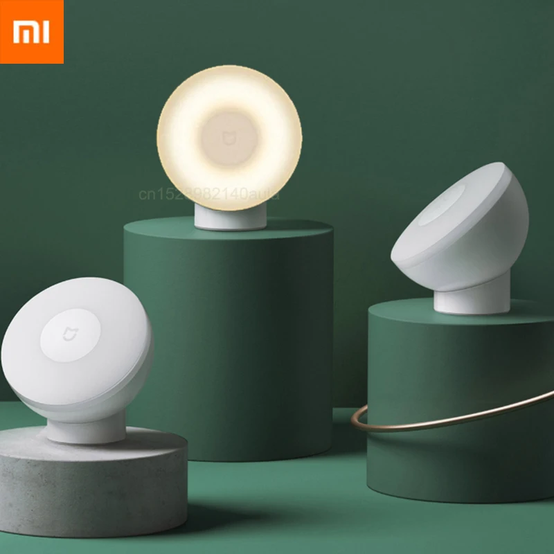 В наличии Xiaomi ночник 2 Mijia светодиодная Индукционная лампа Регулируемая яркость