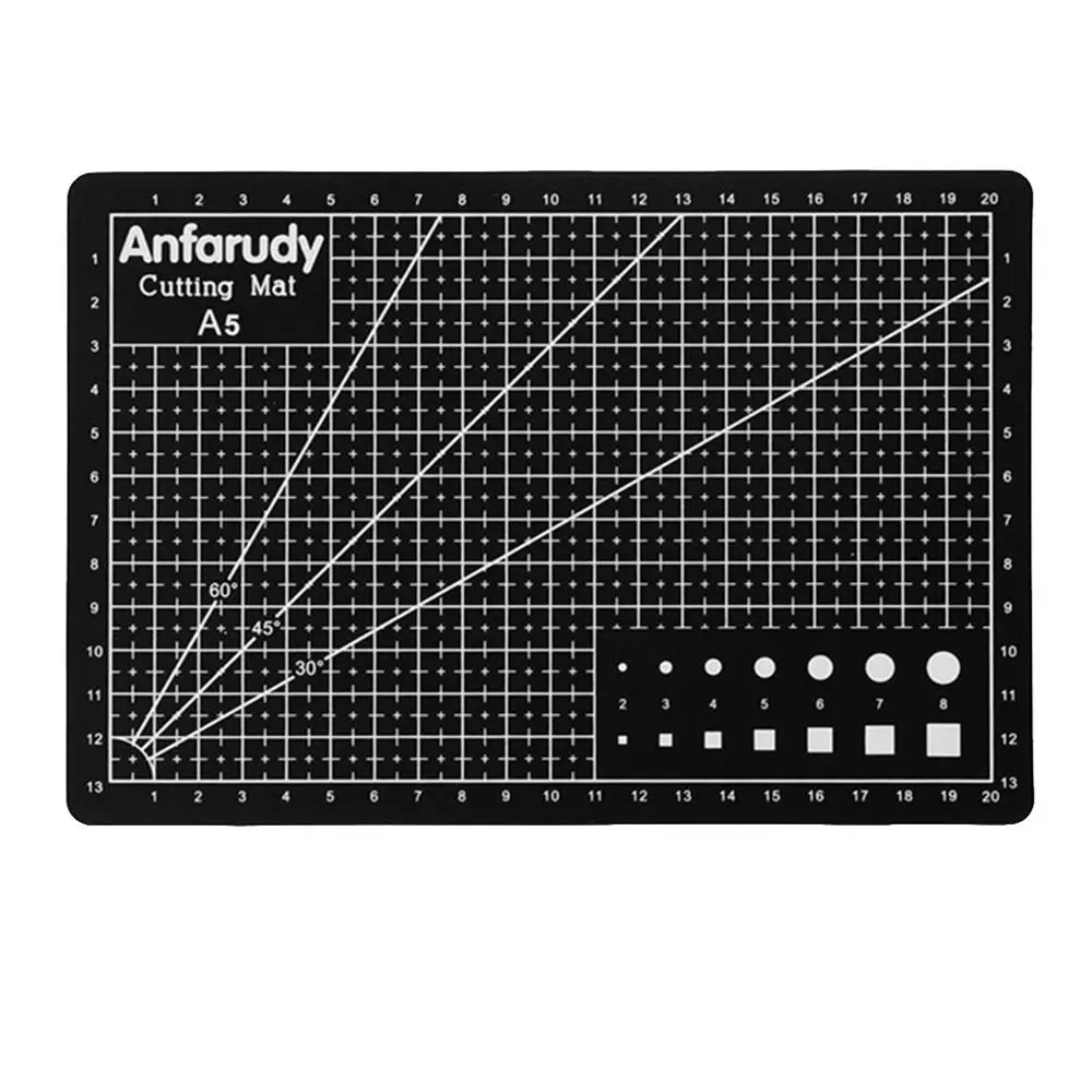 A5 Art Self Healing PVC Paper Cutting Mat Double Sided Pad Gridded Rotary Craft Fabric Patchwork Tools Handmade Plate | Канцтовары для