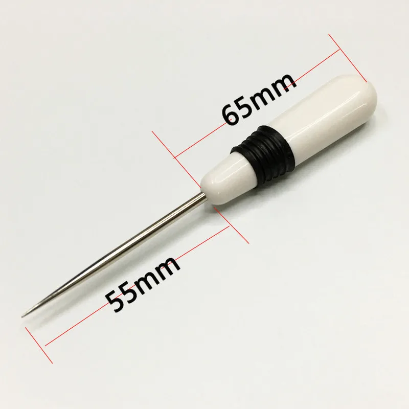 2pcs/ Lot Sewing Stitching Accessories AWL Punch Tool Household Sewing Leathercraft Plasic Handle Knitting Taper DIY Handmade