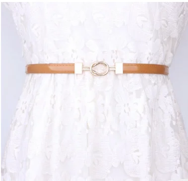 Женское платье с поясом из лакированной кожи FEECOLOR 3 шт. | Аксессуары для одежды