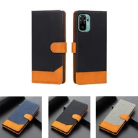new leather etui case for xiaomi redmi note 10 cover flip wallet phone book on redmi note10 5g case magnetic card hoesje funda