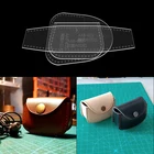 70*5,5*3,5 см 1 компл. DIY кожаное Ремесло Мини-монета кошелек хранилище Сумка Высокое качество акриловый шаблон для шитья узор