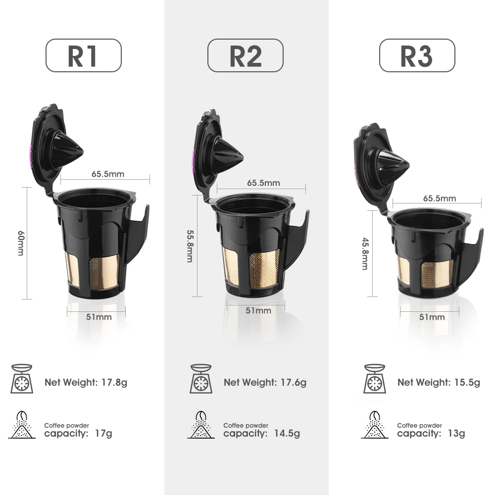 Многоразовые Кофе фильтр капсулы корзины Совместимость Keurig 1.0 и 2.0 К чашки Capsule