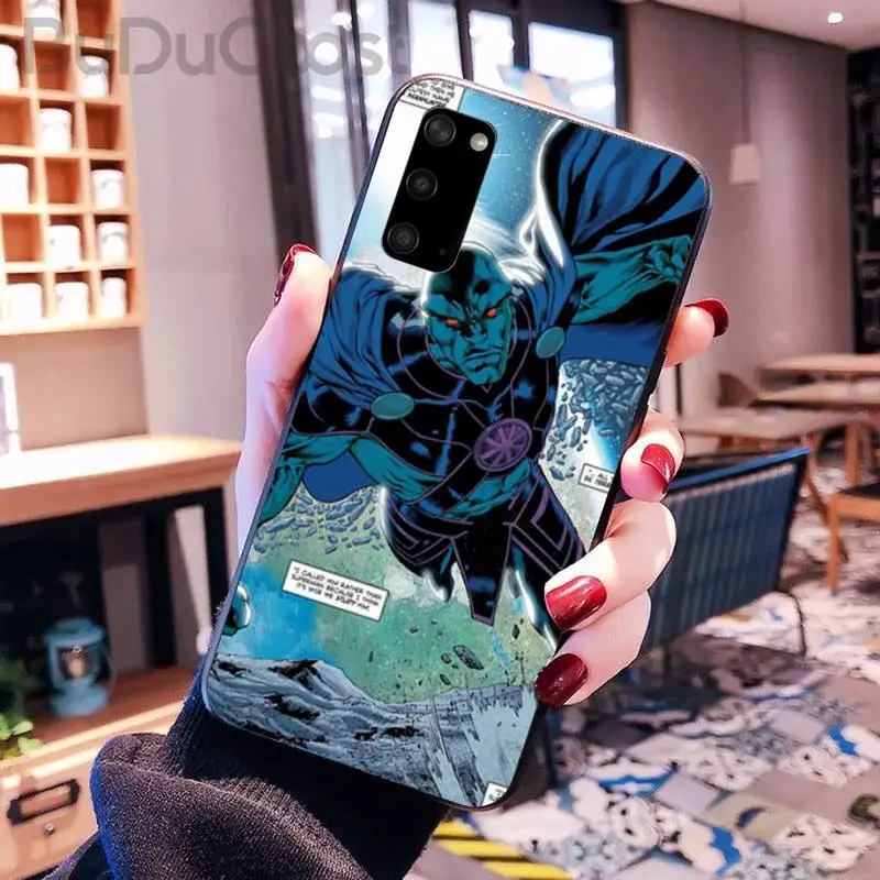 

Hrmes DC Martian Manhunter Phone Case for Samsung Galaxy S10 Plus S10E S6 S7 edge S8 S9 Plus S10lite S20 Plus S20 Ultra