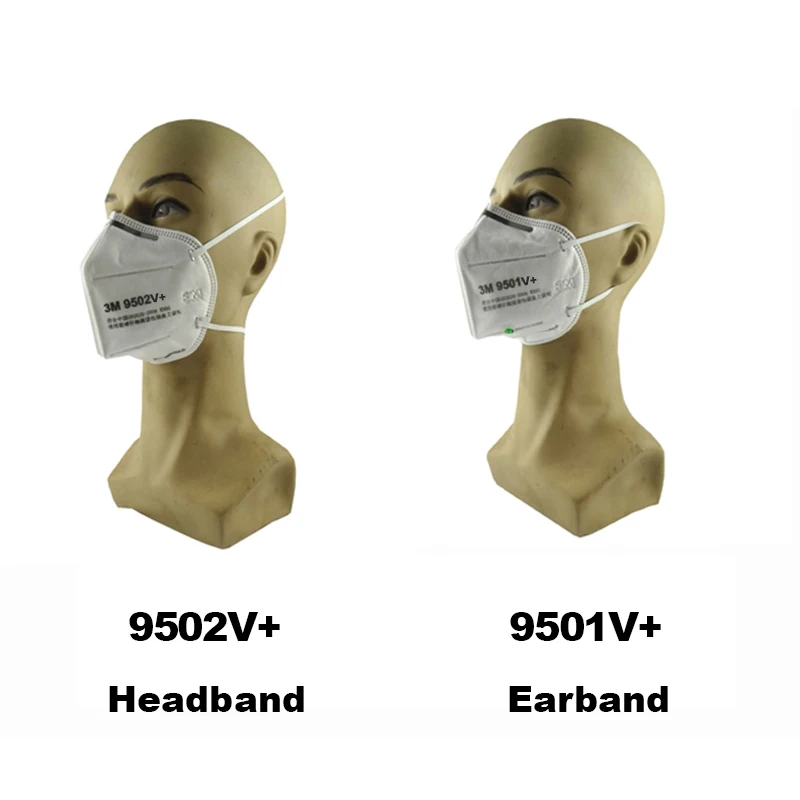 25 шт./лот 3M 9501 В +/9502 в + FFP2 многоразовая одобренная маска с клапаном Mascarilla KN95 Infantil