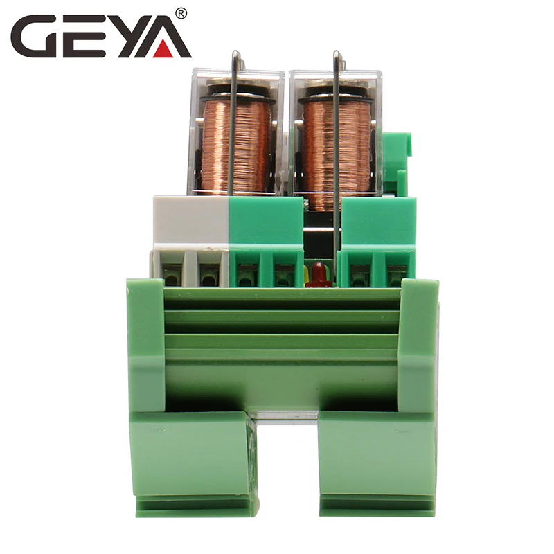 GEYA NG2R 2 канальный релейный модуль 12V 24V 1SPDT реле 10A штепсельную вилку в Тип Omron