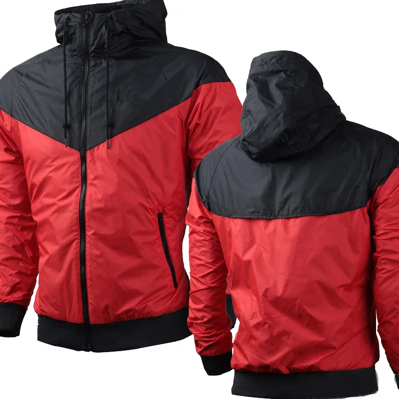 

Unisex The New Men's Sweatshirt Spring Autumn Fashion Casual Stitching Mens Sport Jacket Cotton Harajuku Men's zip hoodie
