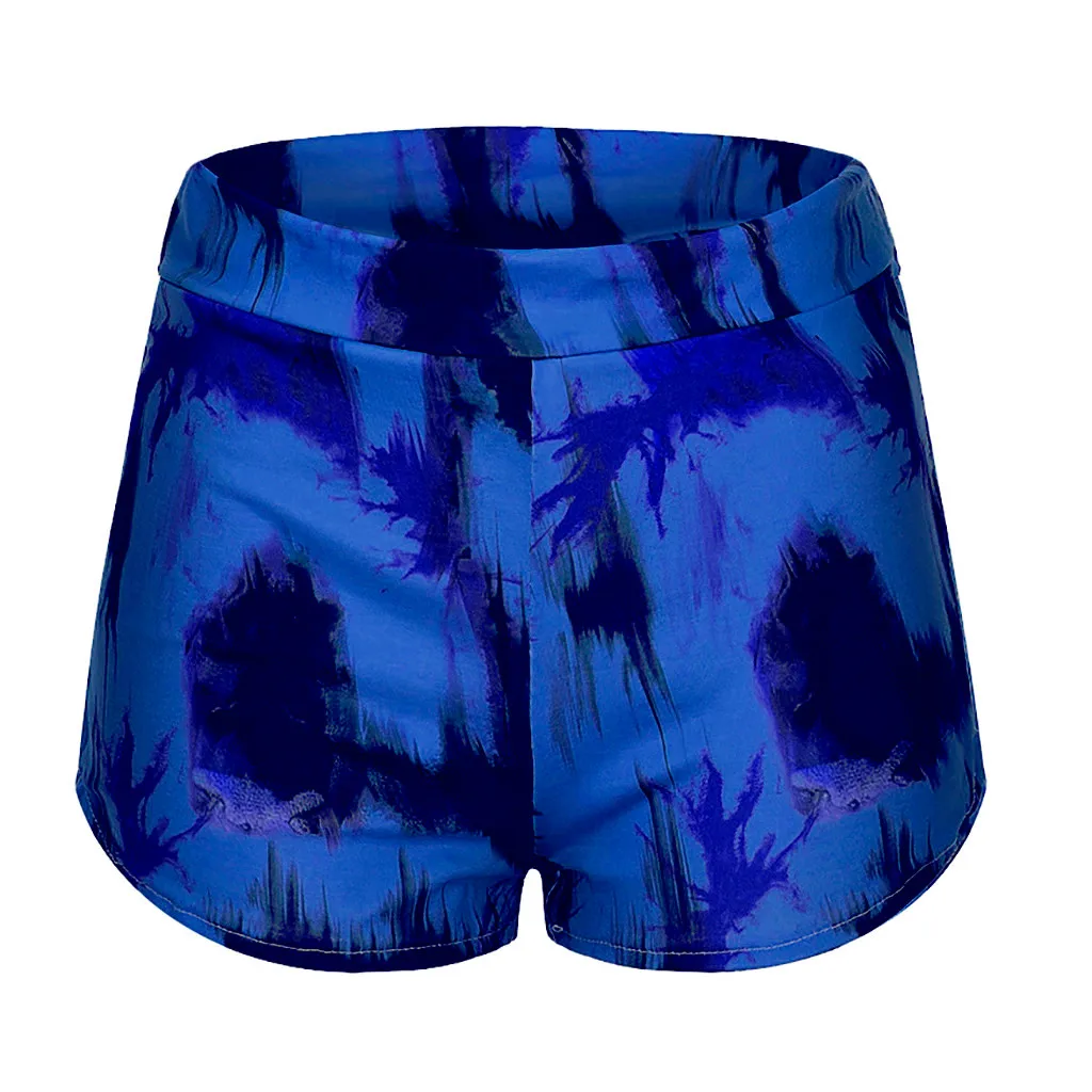 

Sexy Yoga Pants Women Plus Size Cotton Basic Slip Bike Shorts Tie-dye Printing Compression Workout Leggings Yoga Shorts Pants