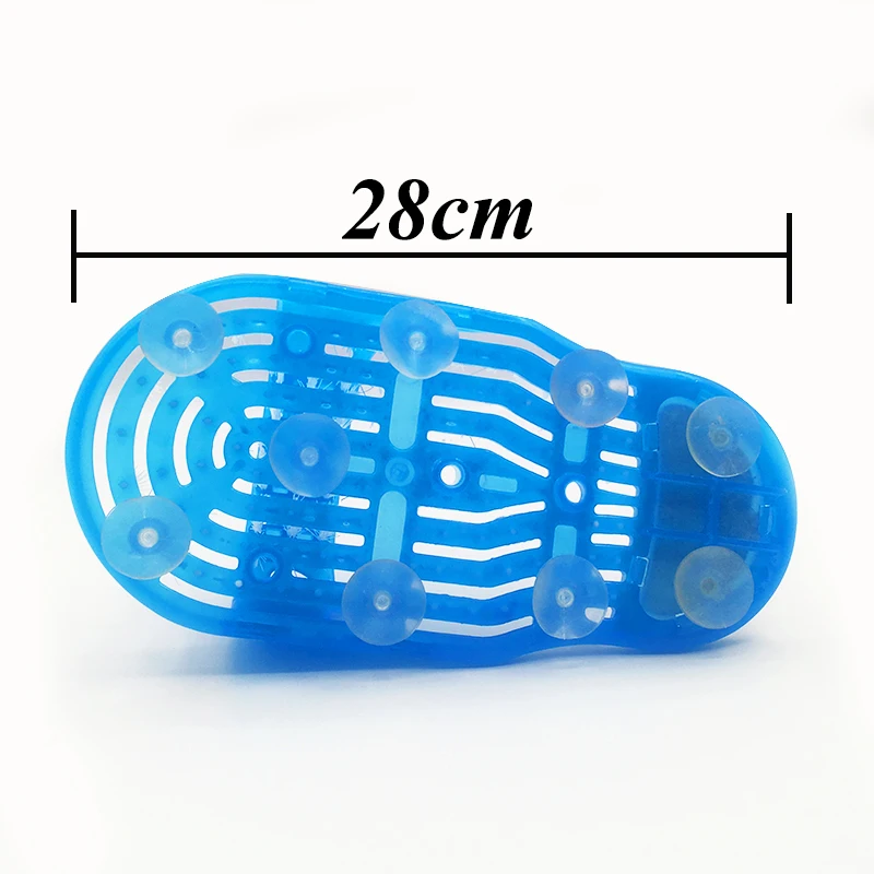 

Plastic Bath Shower Feet Massage Slippers Bath Shoes Brush Pumice Stone Foot Spa Shower Foot Care Tool Faucet Extender