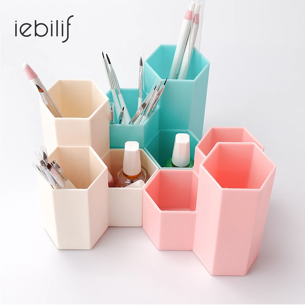 Многофункциональные инструменты для макияжа пластиковая коробка 3 решетки