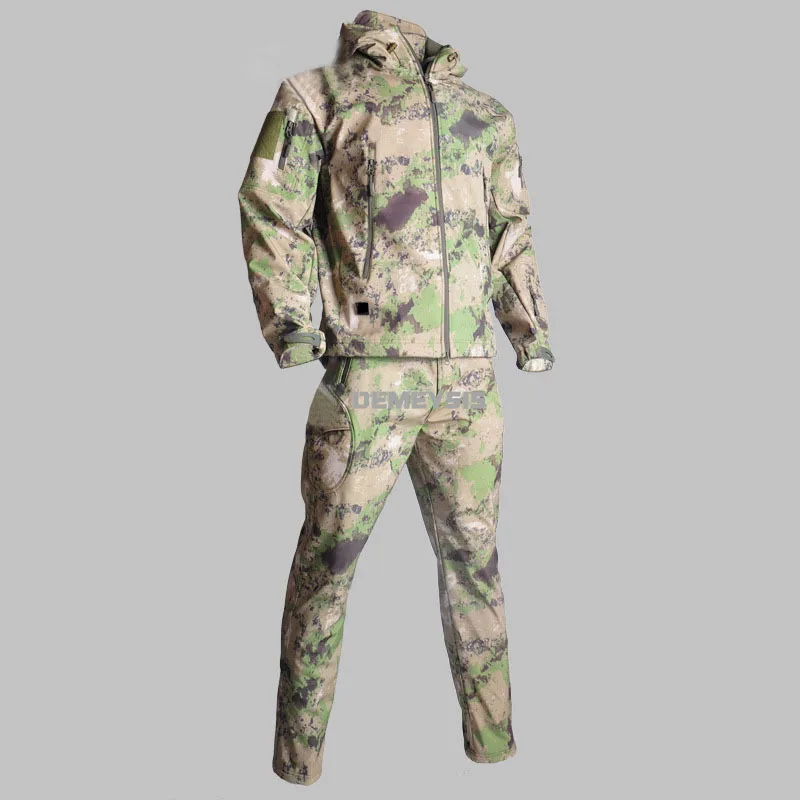 Комплект из армейской Камуфляжной Куртки и брюк тактическая Боевая