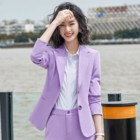 formal uniform styles women business work wear ladies office professional blazers pantsuits career interview trousers set