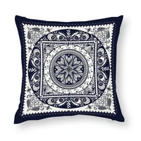 popular mandala cushion cover bohemian style geometric pillow case decorative pillow cover for sofa car home polyester material