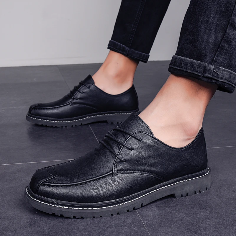 Осенние модные мужские ботинки Мартин Masculinas кроссовки повседневные