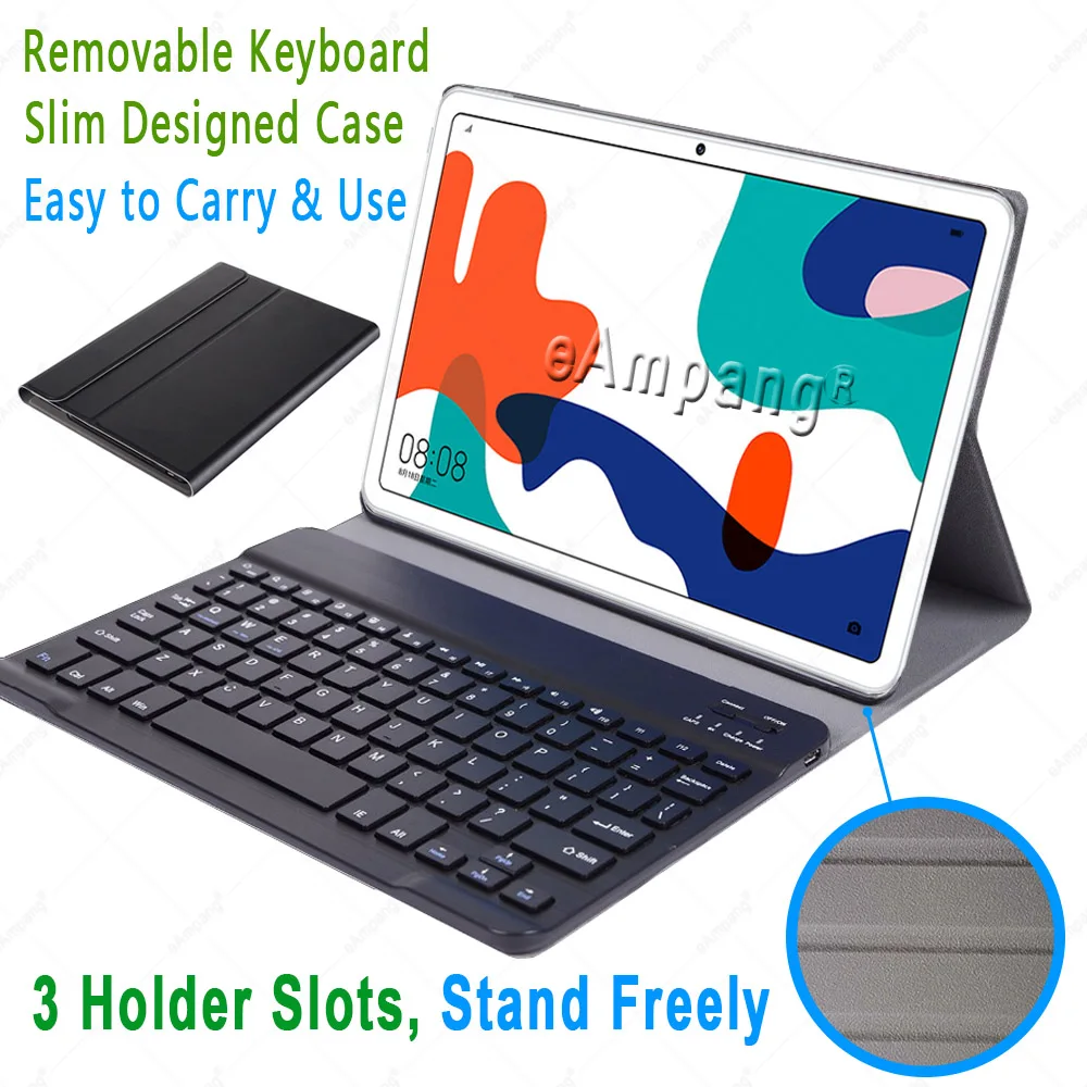case for huawei matepad 10 4 keyboard case matepad 11 pro 10 8 2021 cover russian spanish english korean arabic keyboard funda free global shipping