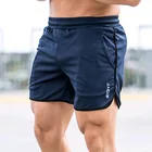 Мужские тренировочные шорты для спортзала, Мужская Спортивная повседневная одежда, быстросохнущие Компрессионные шорты для фитнеса, тренировок, бега, легкой атлетики
