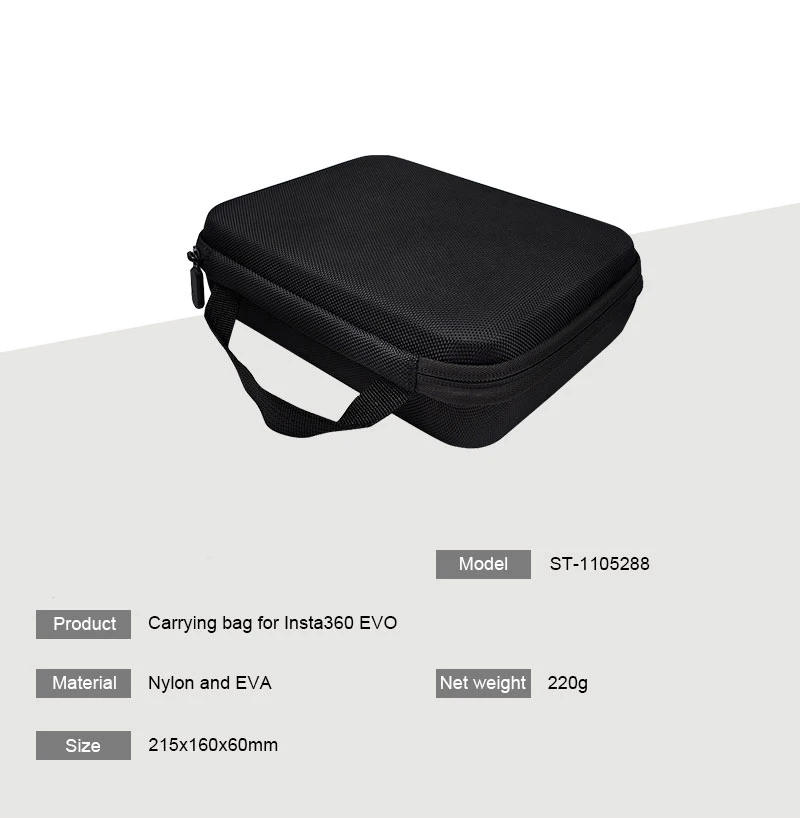 Insta360 EVO портативная экшн Камера сумка для хранения кейс защитная набор