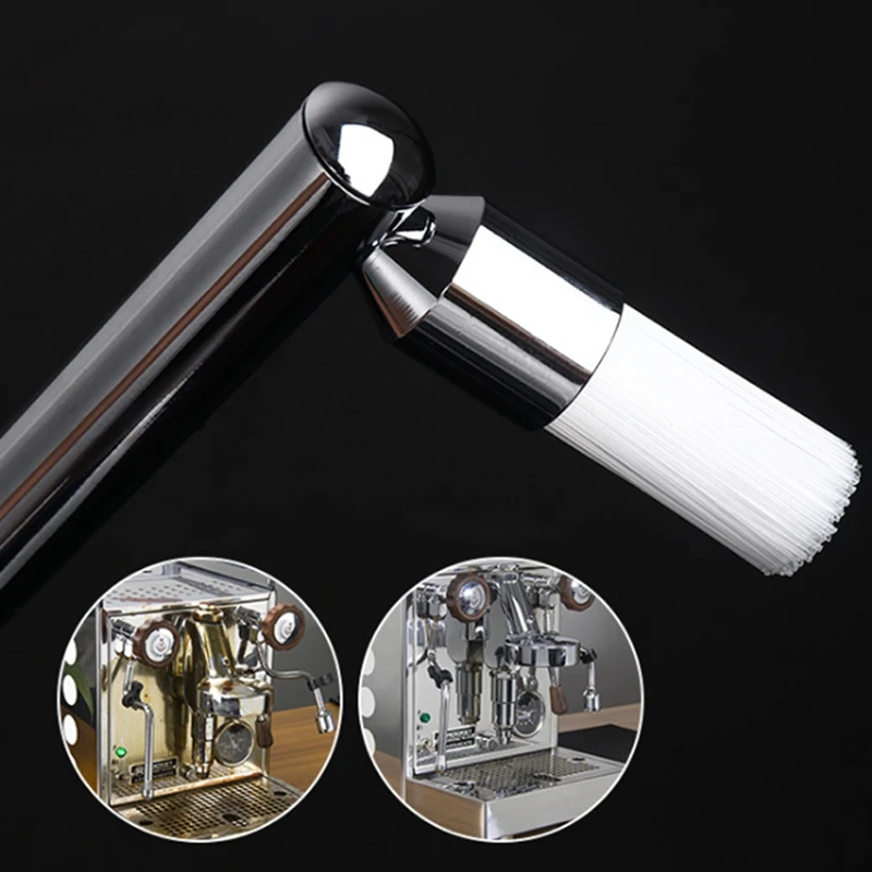 Акция! Щетка для очистки кофе-машины нейлоновая щетка с деревянной ручкой против