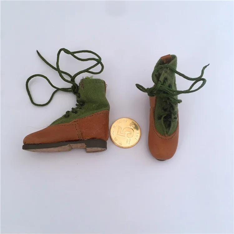 

1/6 Scale US Army Combat boots Frenulum Shoes for 12in Phicen JIAOUL Hottoy Collection Action Figure