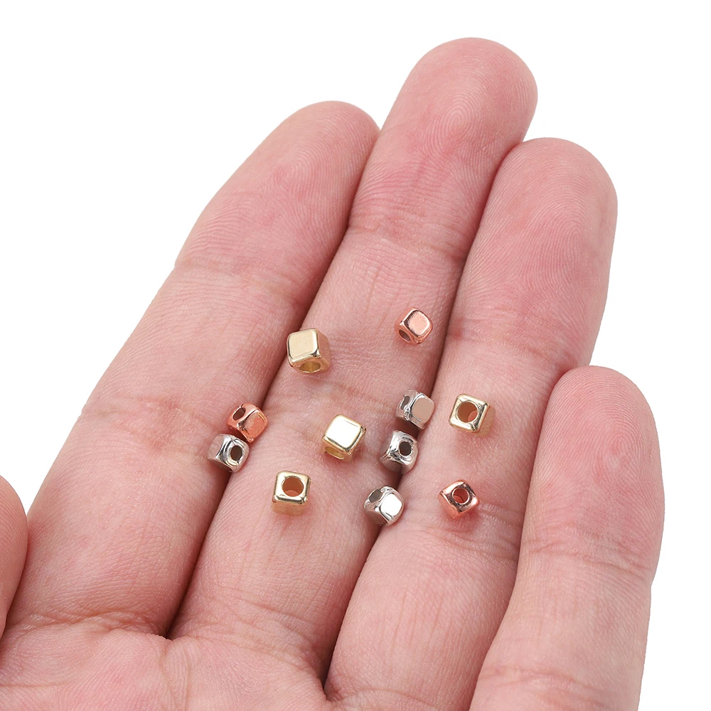 

Spacer Making Loose Square 300/500pcs Beads Jewelry DIY Bracelet for Bulk
