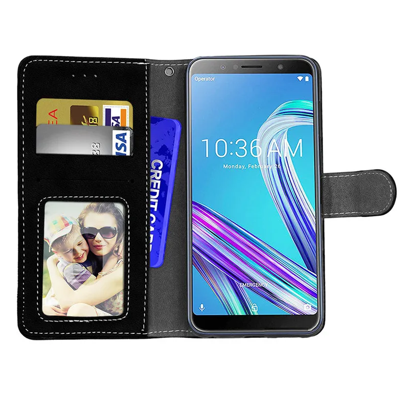 Чехол для Asus Zenfone Max Pro M1 ZB602KL чехол X00TD откидной из искусственной кожи ASUS ZB ZB602 602 602KL