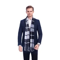 designer unisex polyester fiber wool cashmere blend plaid warm scarf 2016 new charming man scarves a3a17537