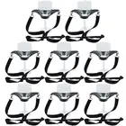 8 шт.компл. ремешок для бокала вина Забавный ручной держатель для бокала вина ожерелье держатель для напитков аксессуары для бара